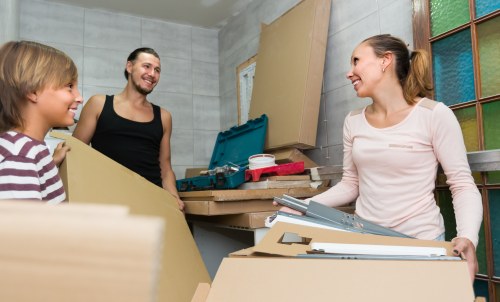 Same day removals team loading furniture in Clapham Common
