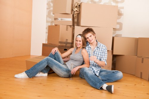 Local house removals team helping with a move near Claphamcommon
