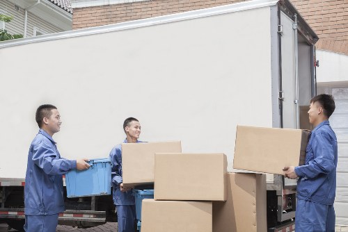 Moving van near Clapham Common for student relocation