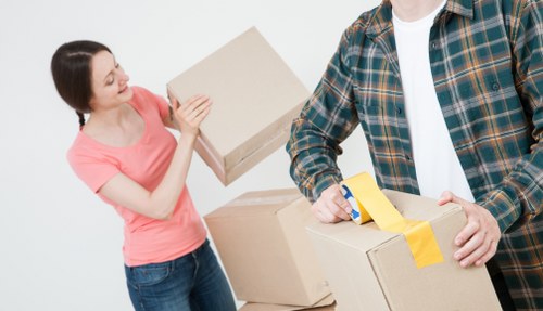 Packing and preparing items for storage near Clapham Common