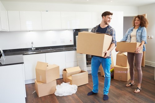 Local moving team handling items in Clapham Common