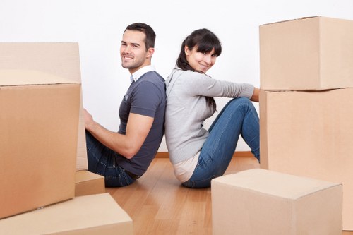 Office furniture and equipment prepared for commercial moves in Claphamcommon