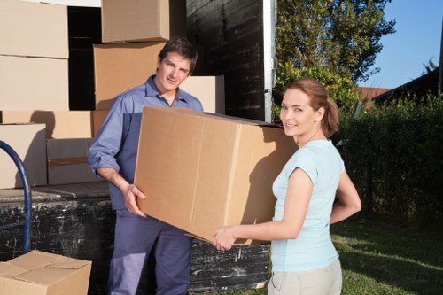 Furniture removal service handling office relocation in Claphamcommon